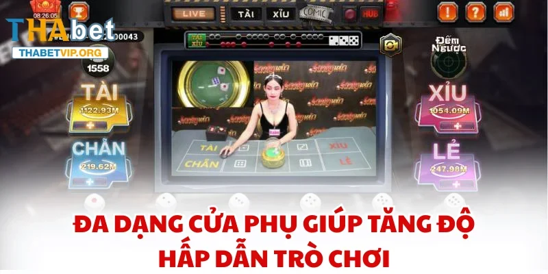 Đa dạng cửa phụ giúp tăng độ hấp dẫn trò chơi